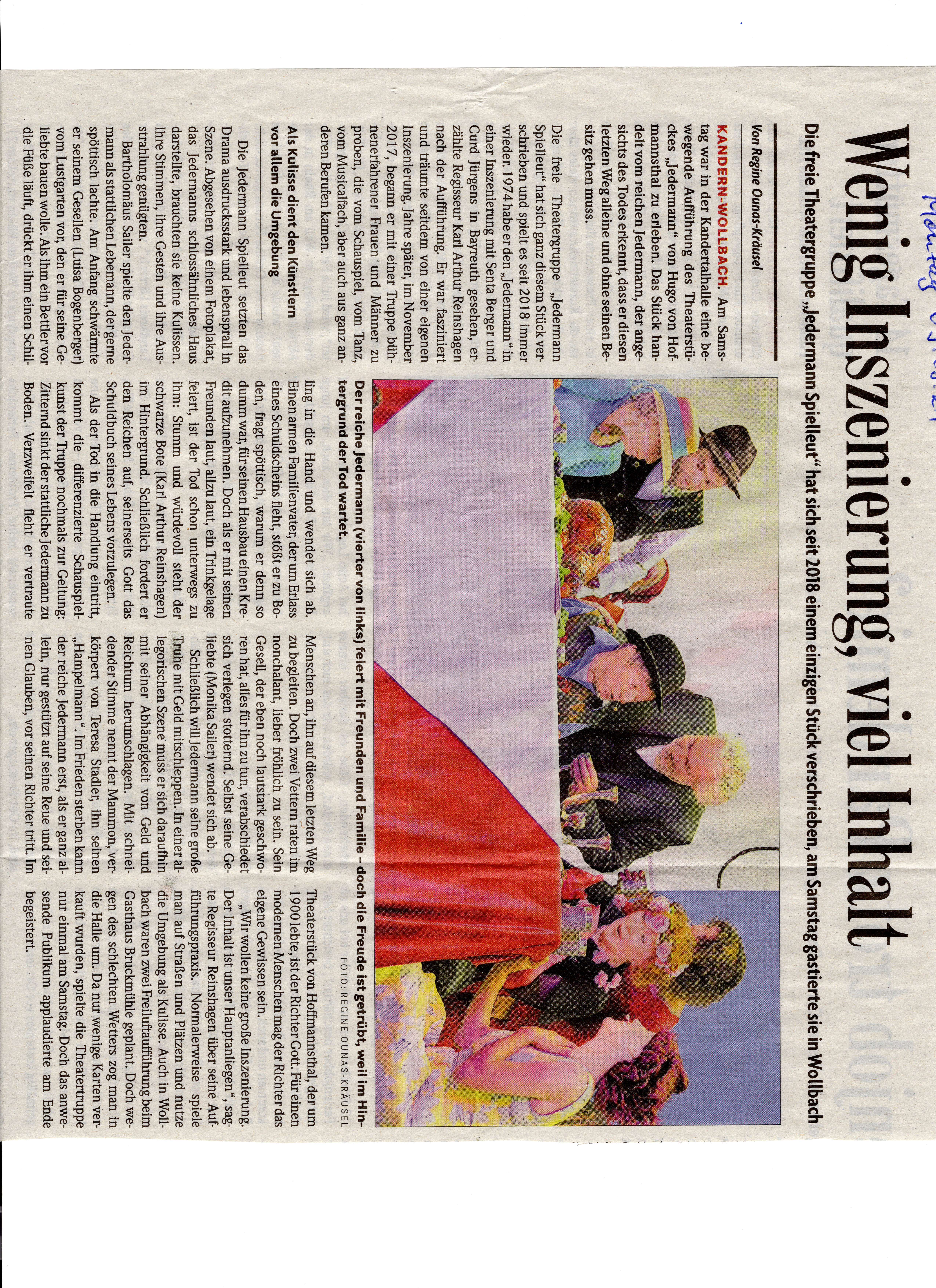 Badische Zeitung vom 9.8.2021